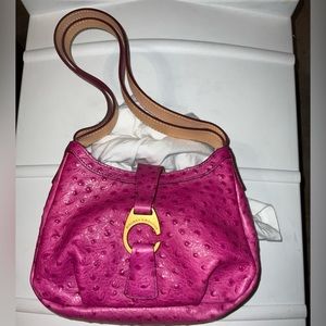 Dooney & Bourne Pink Croc handbag
